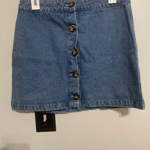 Peach Love California Denim Skirt